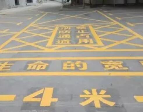 钦北仓库划线